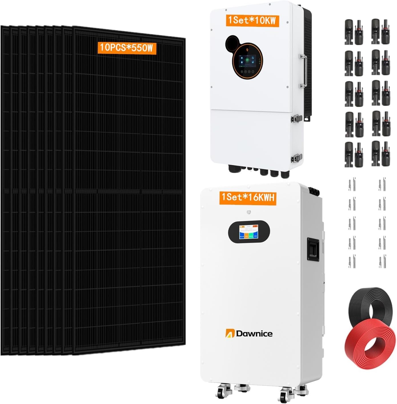 Image 1 of best 10kw hybrid solar system