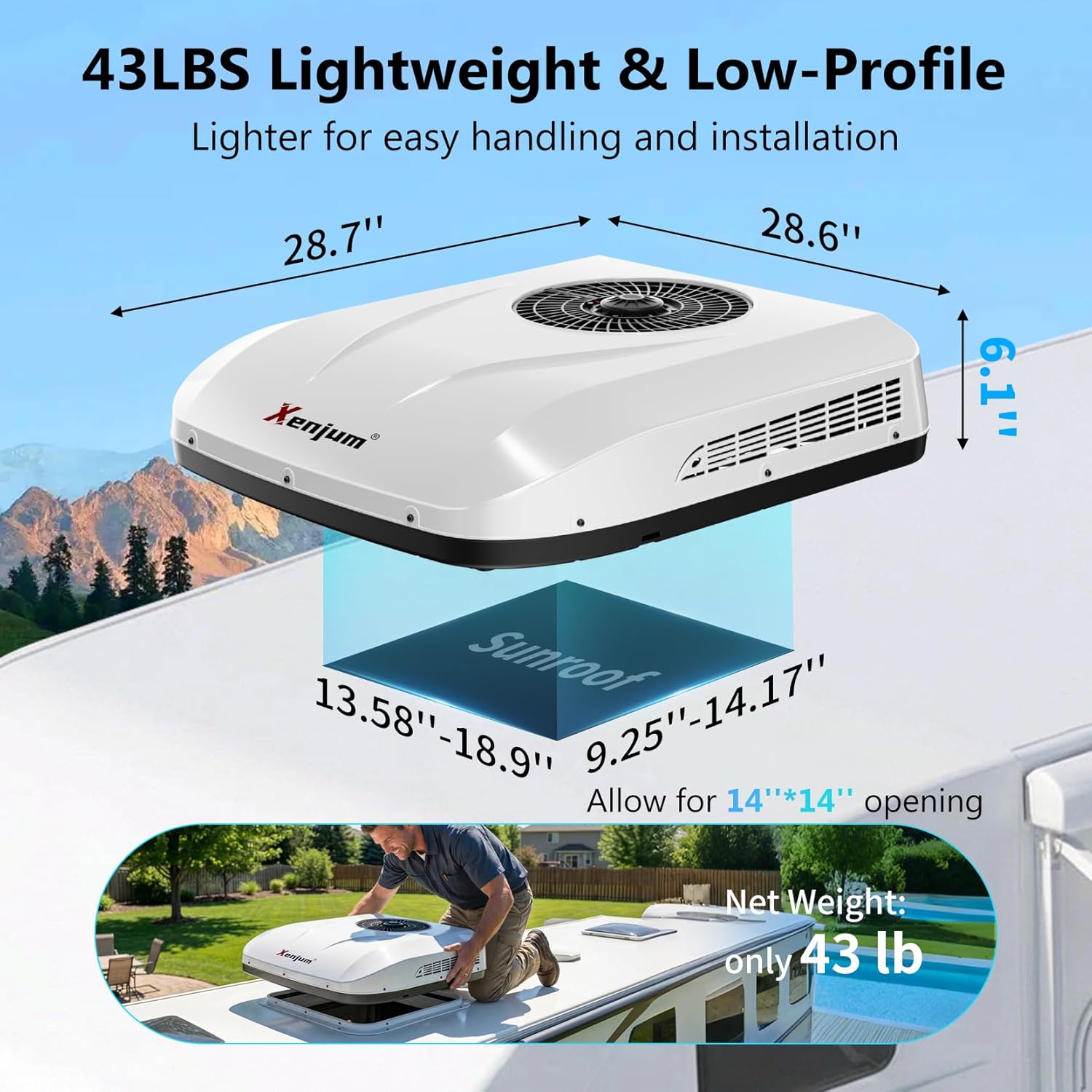 Best 12V RV Air Conditioner: Our Honest Pros & Cons Analysis 2 best 12V RV air conditioner,12V RV AC worth buying,Xenjum RV air conditioner pros cons,best off-grid camper AC unit,should I buy a 12V RV AC,12V RV air conditioner vs alternatives unboxing and complete package contents