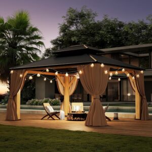 Image 1 of best 13x15 wood gazebo