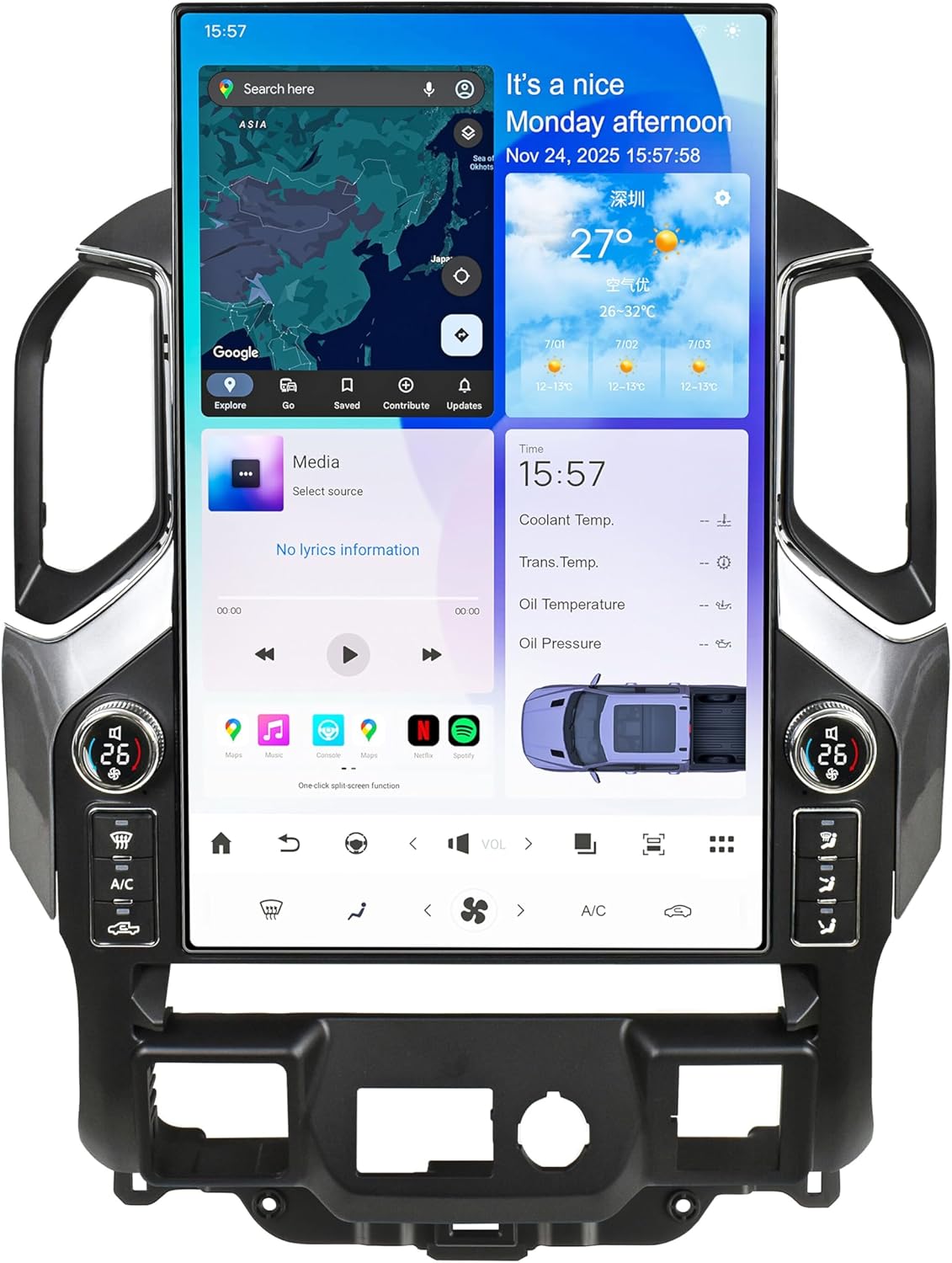 Image 1 of best 17.2 inch Android car radio