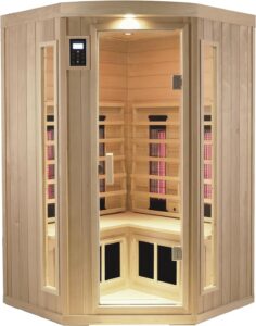 Image 1 of best 2 3 person corner sauna