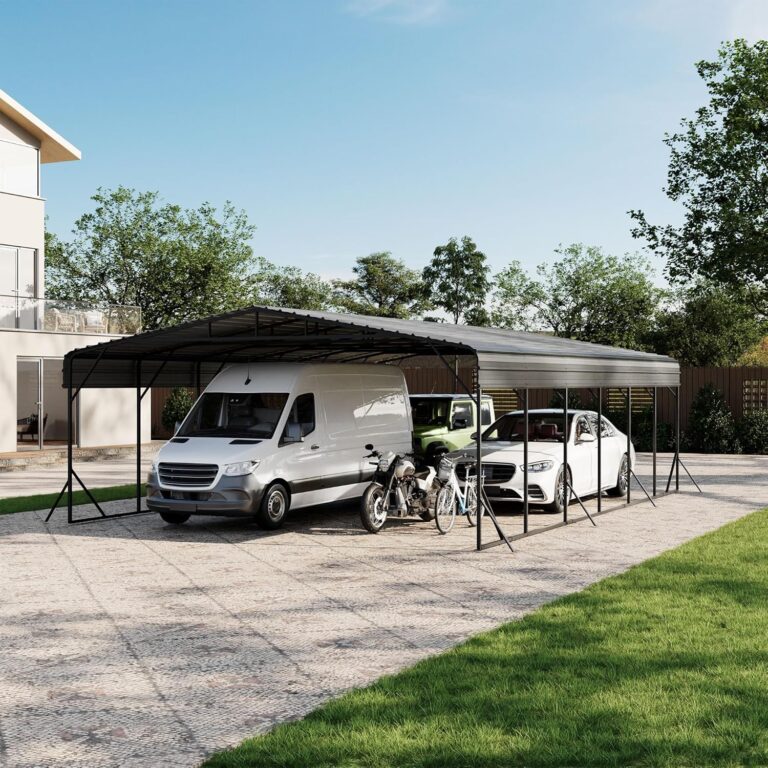 Image 1 of best 20x30 carport for SUV