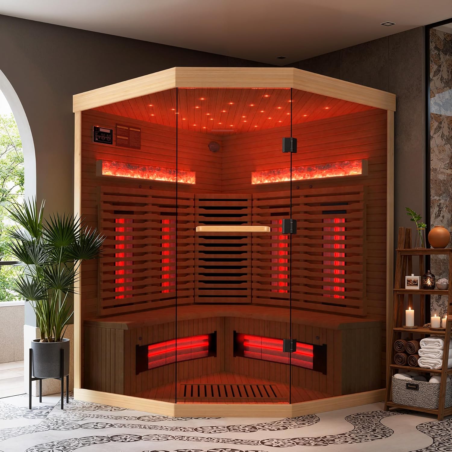 Image 1 of best 3 person infrared sauna