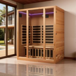 Image 1 of best 3 person infrared sauna