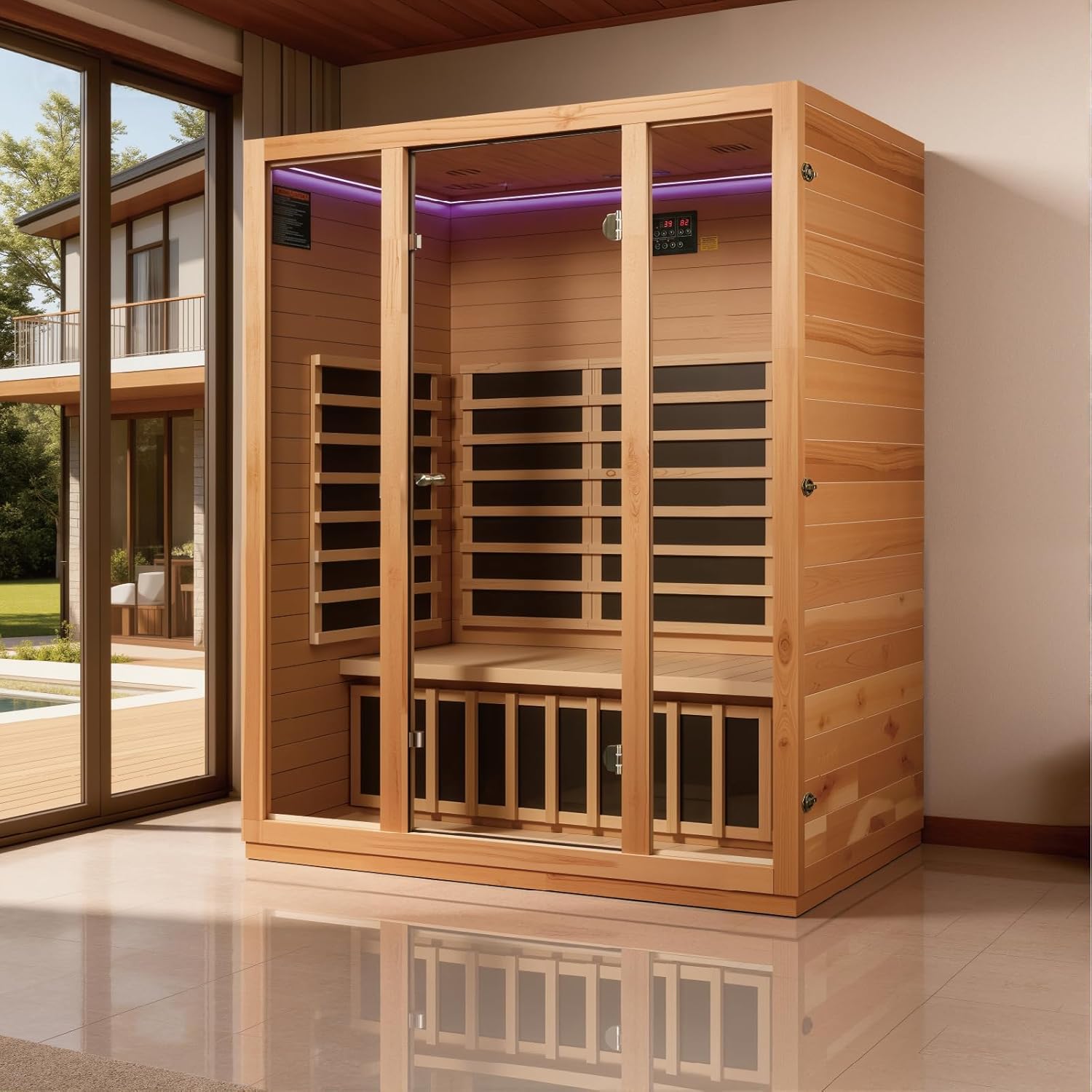 Image 1 of best 3 person infrared sauna
