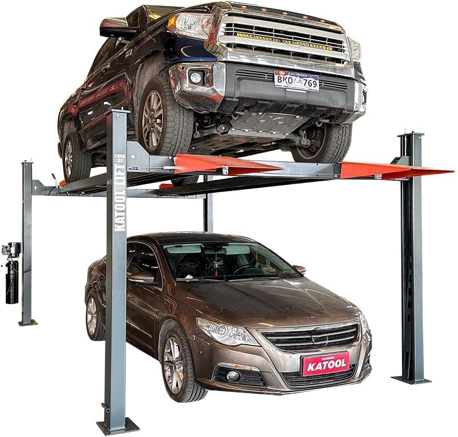 Image 1 of best 4 post car lift for home garage
