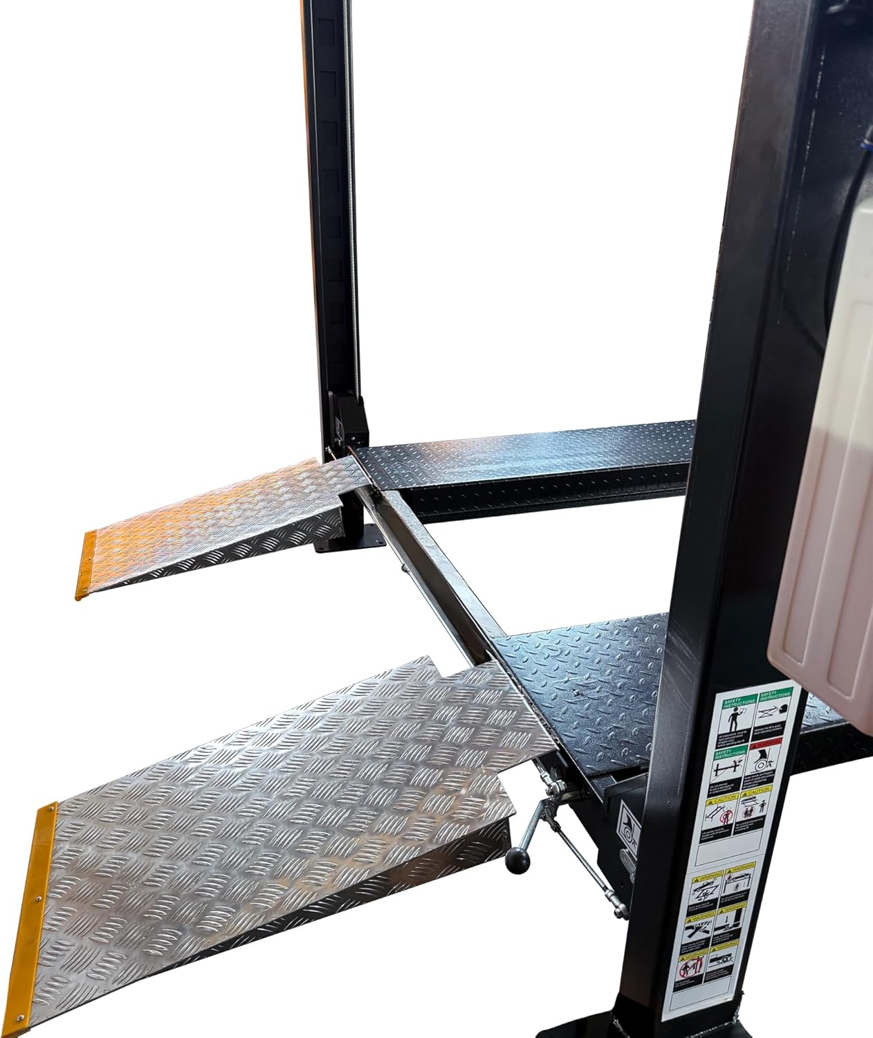 best 4-post portable car lift,should I buy a 4-post car lift,4-post car lift pros cons,APlusLift Falcon AP-9H-XLT worth buying,best portable lift for car storage,4-post vs 2-post car lift unboxing and complete package contents