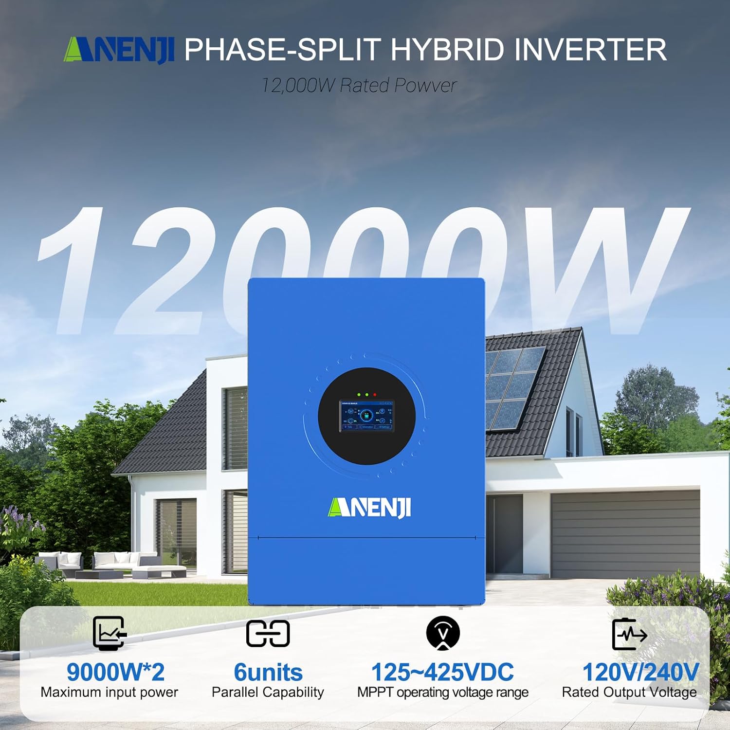 best 48v hybrid solar inverter,12000w solar inverter pros cons,should i buy a 48v hybrid inverter,aninerel vs other solar inverters,off grid inverter worth buying,best solar inverter for home backup unboxing and complete package contents