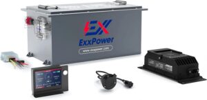 Image 1 of best 72V 105Ah lithium golf cart battery