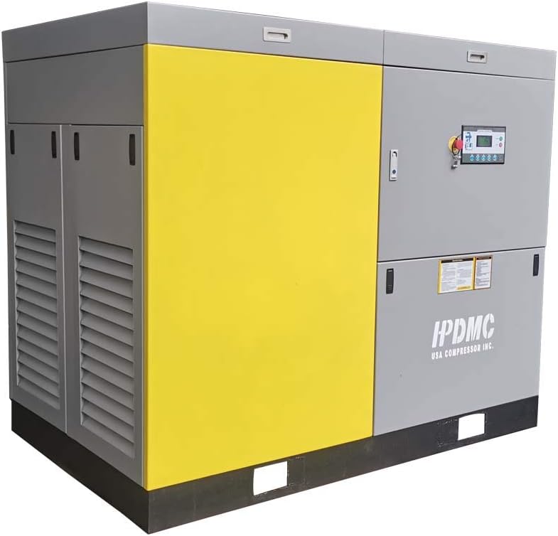 best 75kw rotary screw air compressor,75kw air compressor worth buying,HPDMC SC75V pros cons,best heavy duty air compressor for automotive,75kw vs 100hp air compressor,should I buy a variable speed air compressor unboxing and complete package contents