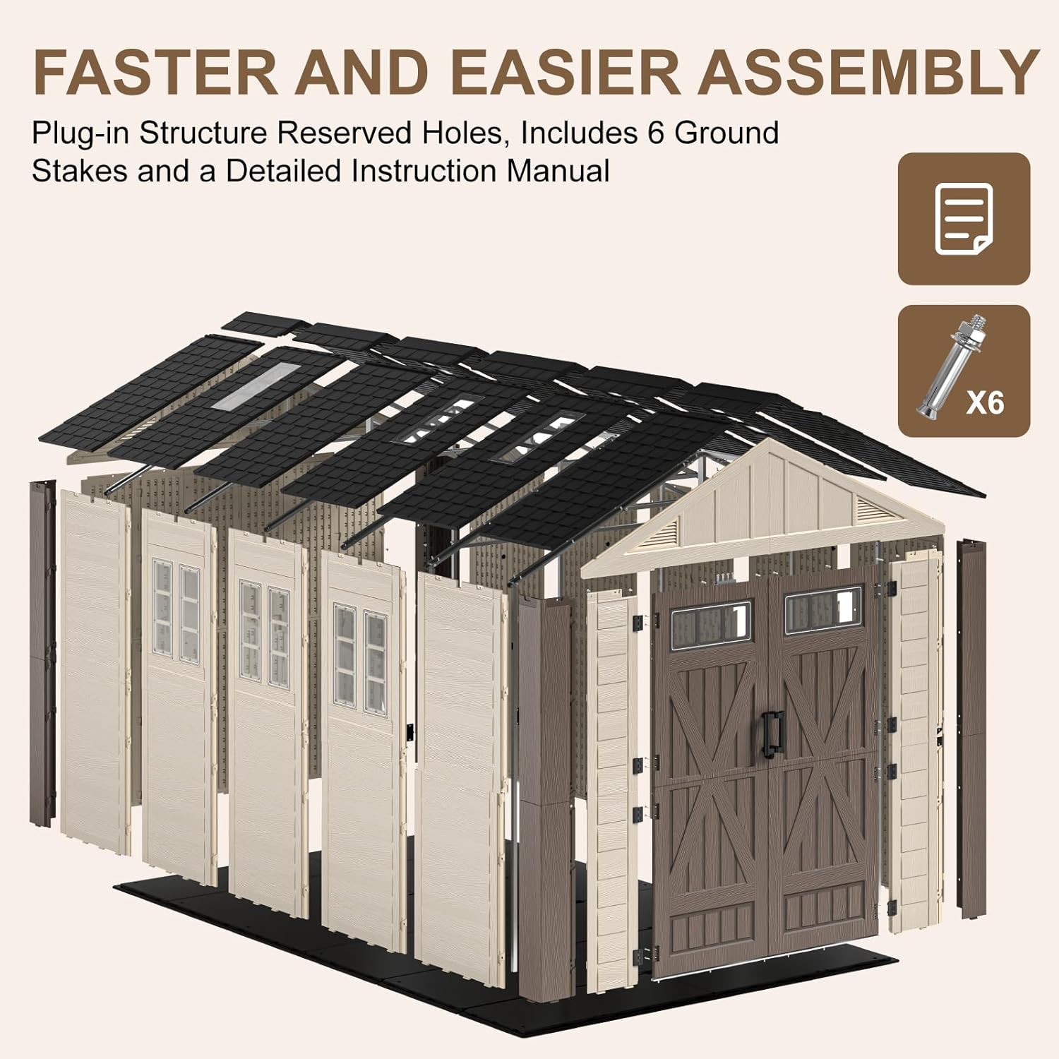 best 8x12 outdoor storage shed for yard,should I buy IWDOO 8x12 shed,best large garden shed for tools,IWDOO storage shed pros cons,8x12 outdoor storage shed worth buying,heavy duty plastic shed vs metal performance testing and real-world results