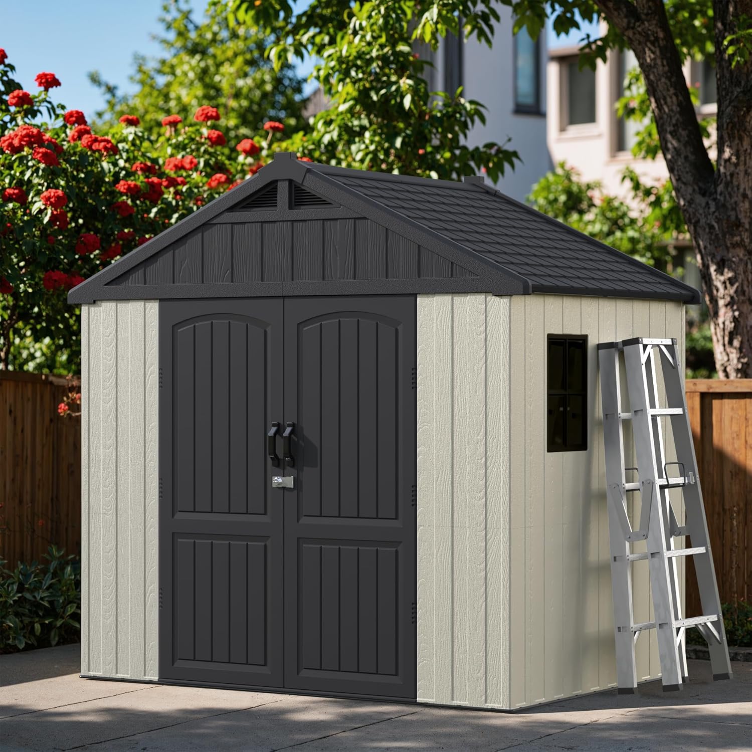 Image 1 of best 8x6 resin shed for garden