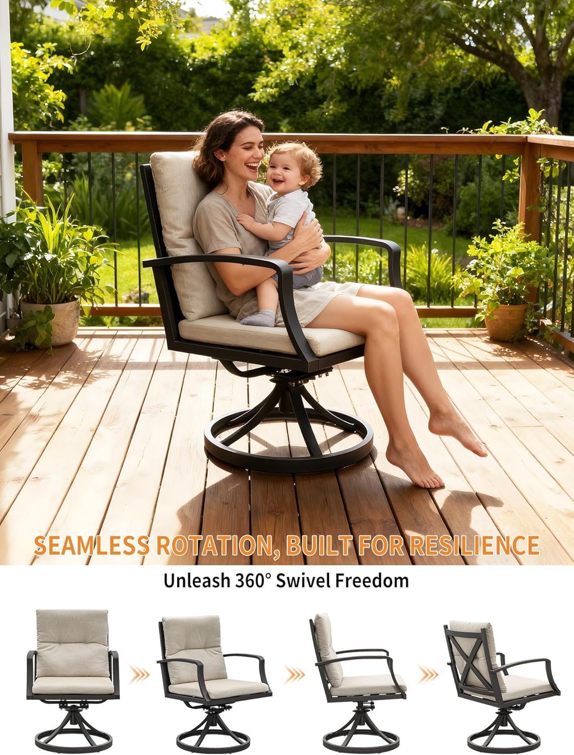 best 9 piece outdoor dining set,aluminum patio dining set for 8,swivel rocker chairs outdoor,is SEEHILL dining set worth buying,patio table and chairs set with umbrella hole,durable gunmetal outdoor furniture performance testing and real-world results