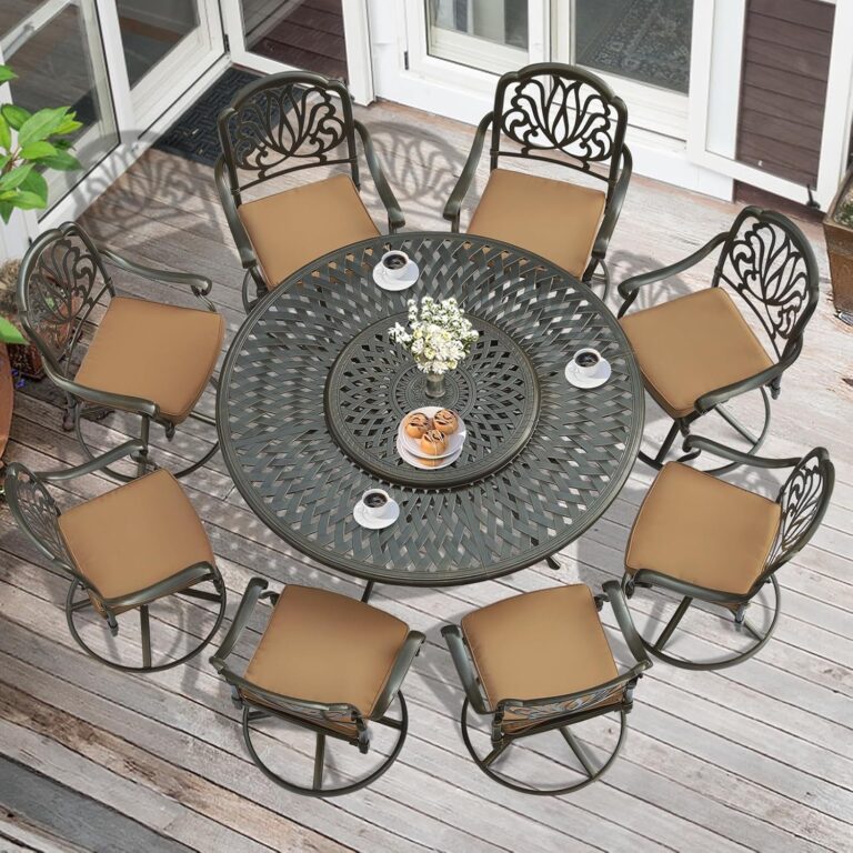 Image 1 of best 9 piece patio dining set