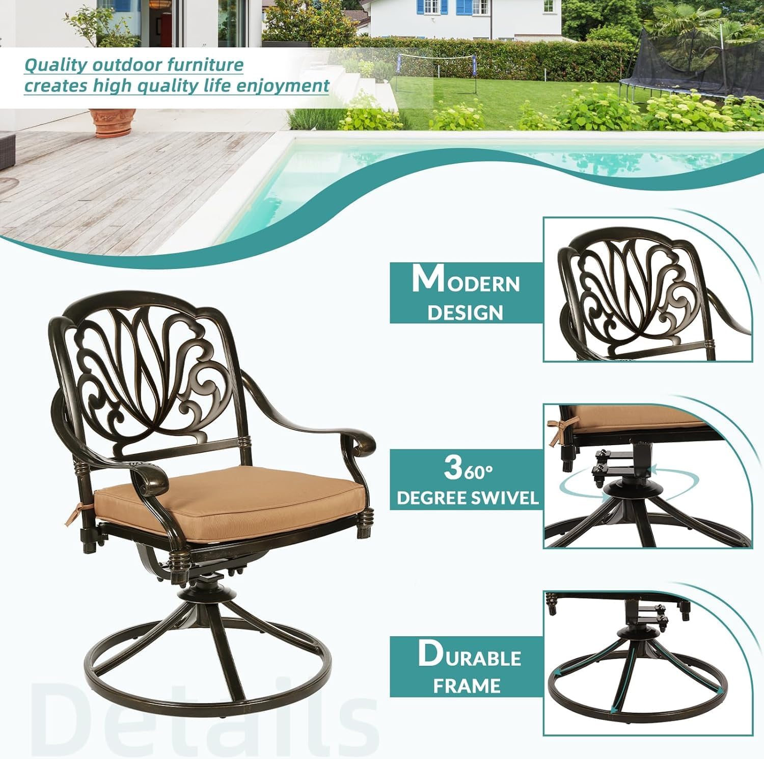 Step-by-step guide for best 9 piece patio dining set,cast aluminum patio set pros cons,outdoor dining set with lazy susan,swivel rocker patio chairs worth it,best outdoor furniture for large families,meetwarm patio set honest review - complete tutorial