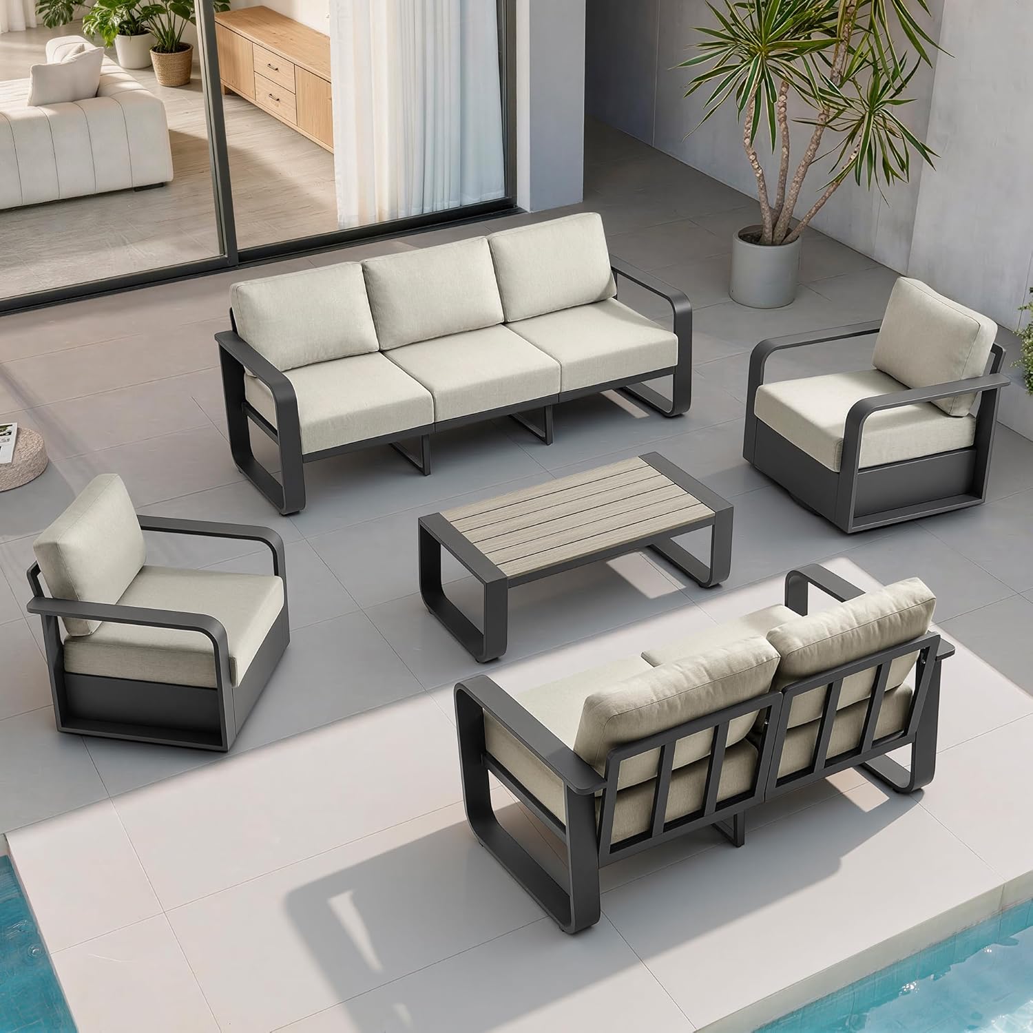 Image 1 of best CHITA patio conversation set
