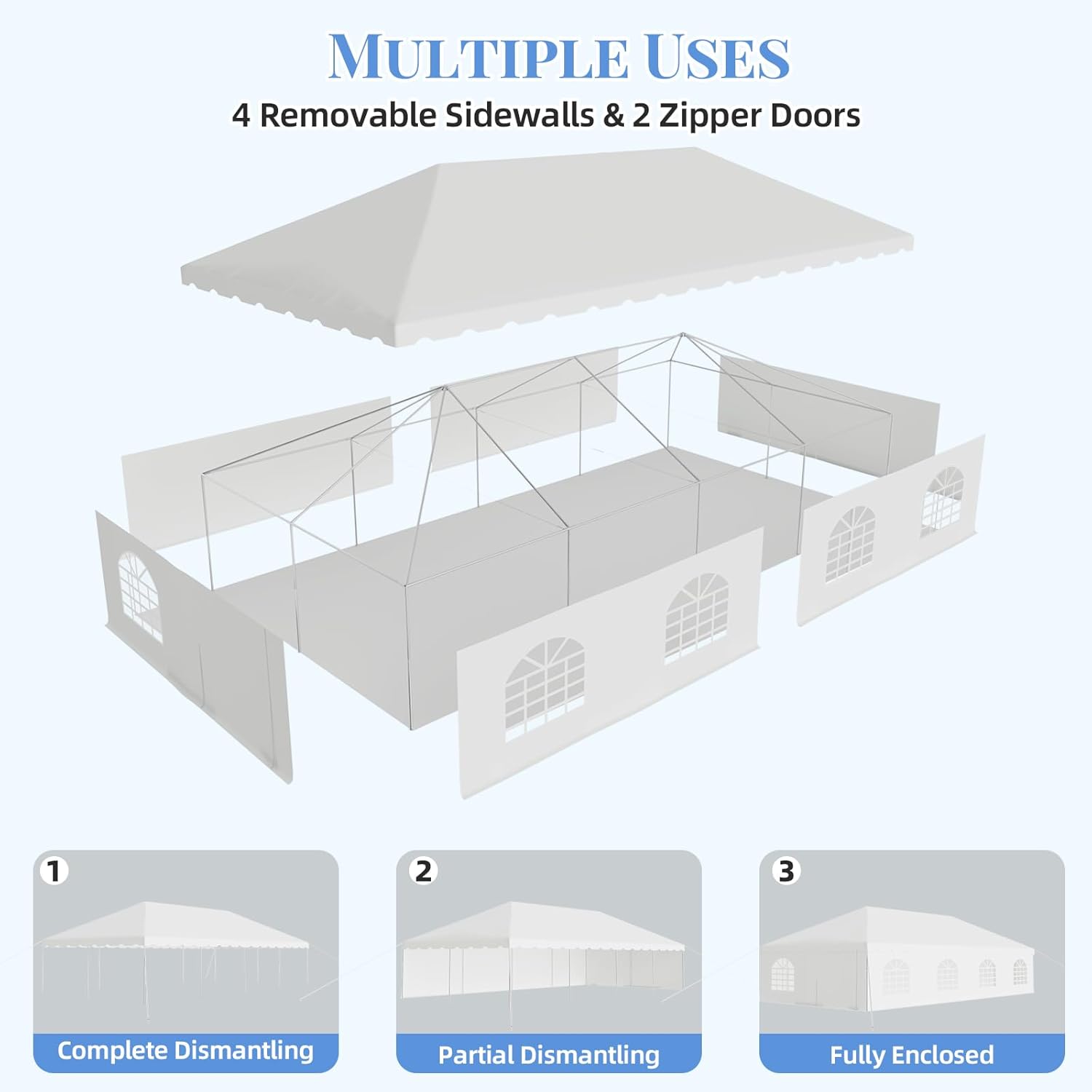 best ERUMMY 20x40 party tent,should I buy ERUMMY 20x40 tent,ERUMMY party tent pros cons,best outdoor event tent for carport,ERUMMY tent vs alternatives,ERUMMY 20x40 tent worth buying unboxing and complete package contents