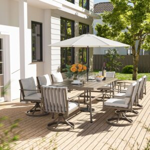 Image 1 of best HAPPATIO 9-piece patio dining set