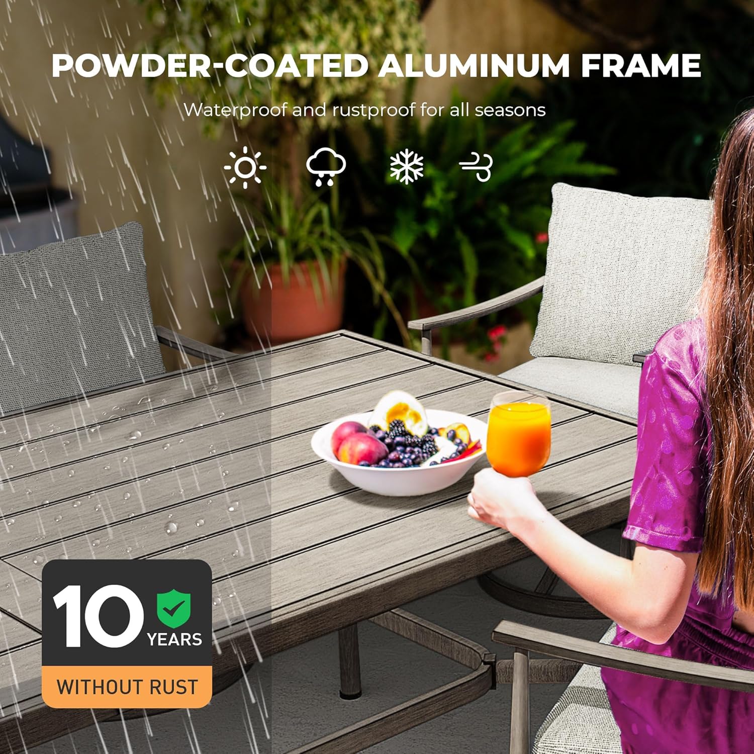 Step-by-step guide for best HAPPATIO 9-piece patio dining set,HAPPATIO outdoor dining set worth buying,aluminum patio dining set pros cons,best 8-seat patio dining set for backyard,HAPPATIO swivel chair set comparison,patio dining set with umbrella hole worth it - complete tutorial