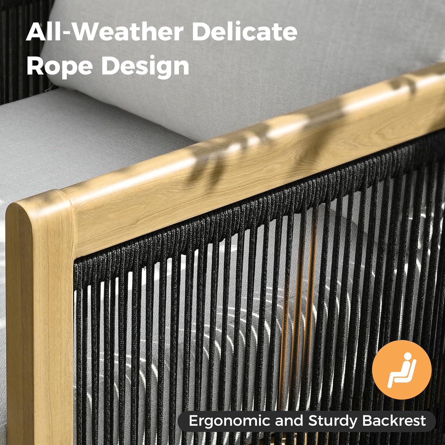 best HAPPATIO aluminum patio furniture set,buy HAPPATIO outdoor sofa set,HAPPATIO patio set pros cons,best wood-like aluminum furniture for garden,HAPPATIO vs other patio sets,is HAPPATIO furniture worth buying unboxing and complete package contents