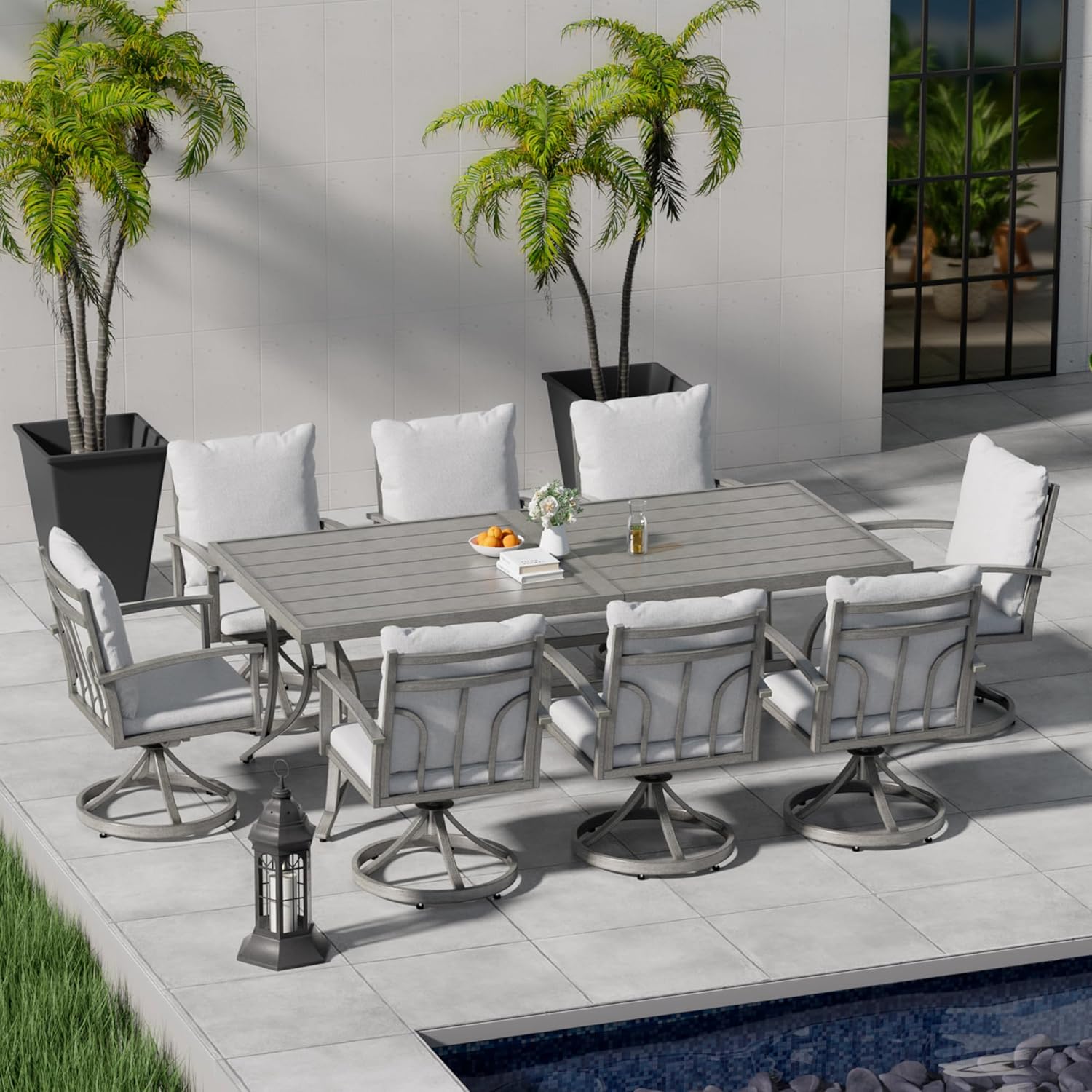 best HAPPATIO patio dining set,HAPPATIO dining set pros and cons,should I buy HAPPATIO outdoor set,HAPPATIO vs other patio sets,HAPPATIO dining set worth buying,best aluminum patio dining set for 8 unboxing and complete package contents