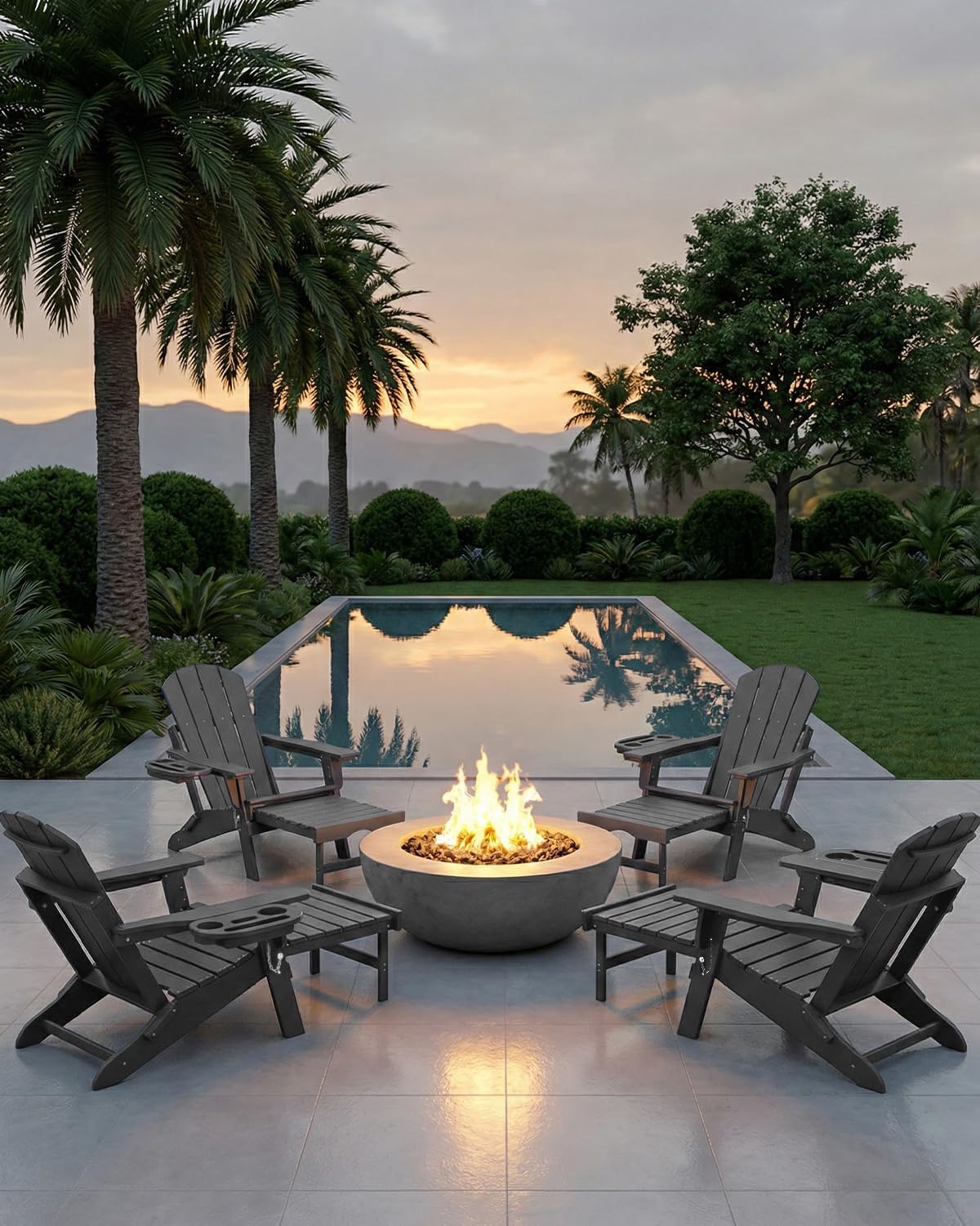 best HDPE Adirondack chairs for fire pit,NAVINE Adirondack chair pros cons,HDPE vs wood Adirondack chairs,should I buy NAVINE Adirondack chair,best Adirondack chairs for outdoor fire pit,Adirondack chair with retractable ottoman worth it unboxing and complete package contents