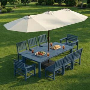 Image 1 of best HDPE outdoor dining set