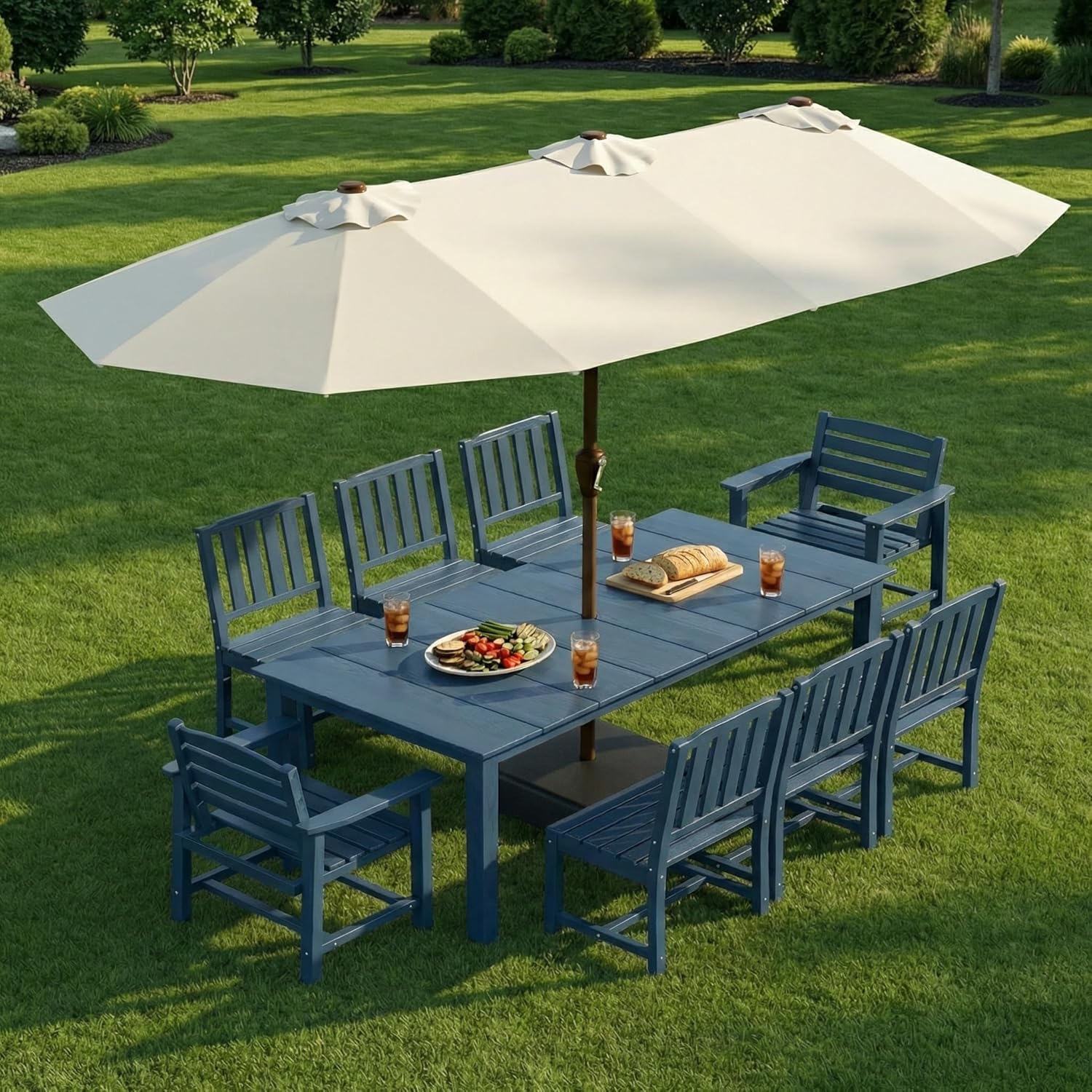 Image 1 of best HDPE outdoor dining set