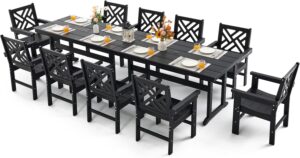 Image 1 of best HDPE outdoor dining set