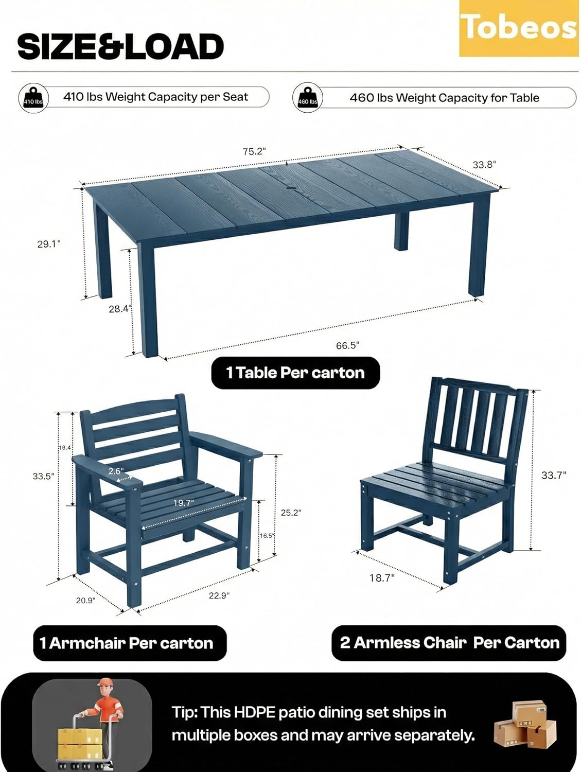 best HDPE outdoor dining set,HDPE patio dining set pros cons,Tobeos dining set worth buying,best 9 piece outdoor dining set,HDPE vs aluminum dining set comparison,should I buy a HDPE dining table unboxing and complete package contents