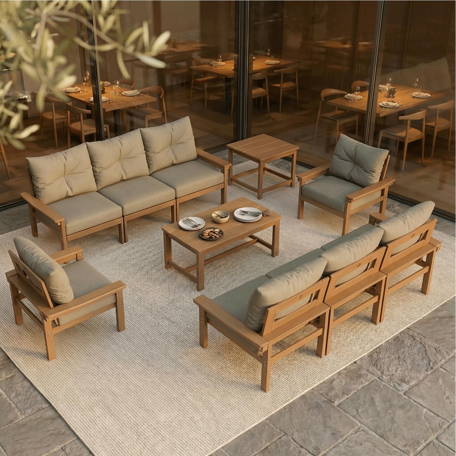 Image 1 of best HDPE outdoor living set