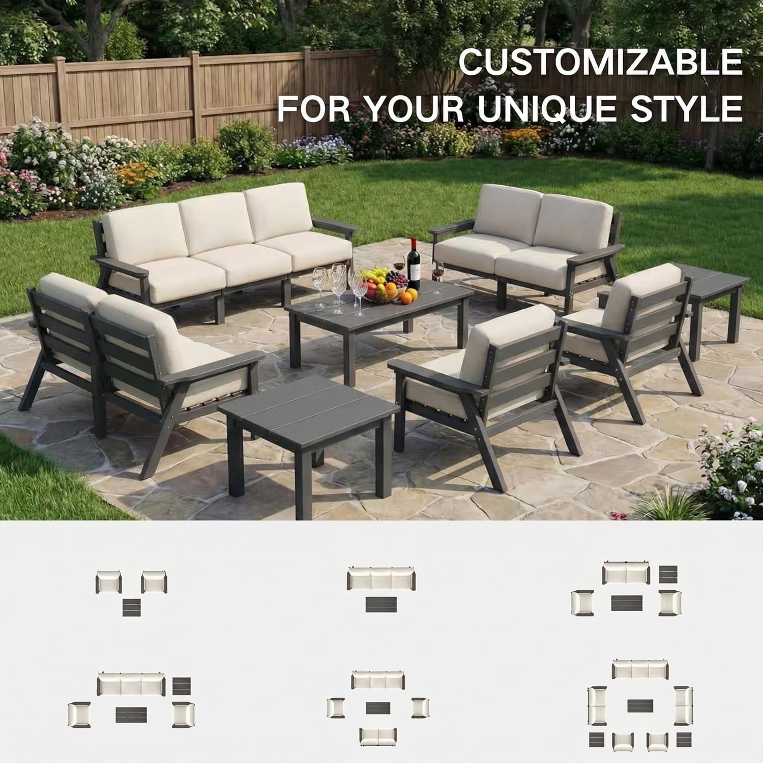 Step-by-step guide for best HDPE patio furniture set,should I buy HDPE patio furniture,HDPE vs aluminum outdoor furniture,Kingdura patio set pros cons,outdoor sectional with washable cushions,best outdoor furniture for all weather - complete tutorial