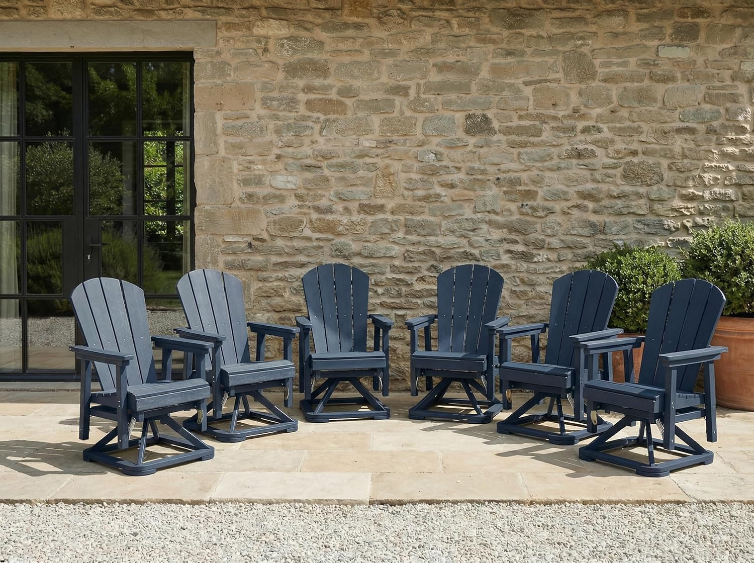 Image 1 of best HDPE swivel glider chair