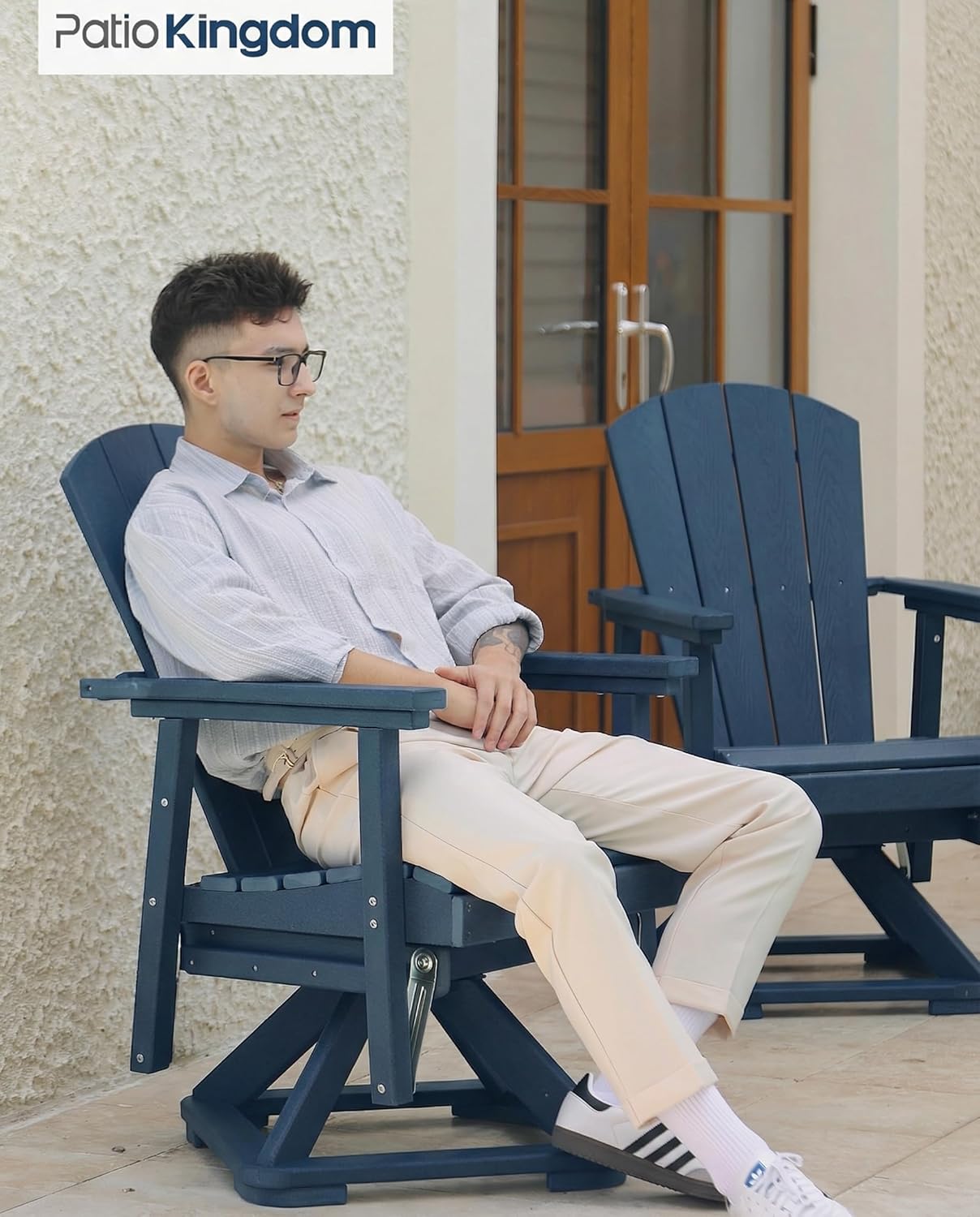 Step-by-step guide for best HDPE swivel glider chair, HDPE outdoor rocking chair pros cons, Patio Kingdom swivel chair worth buying, weather resistant Adirondack chair for porch, best outdoor swivel chair for poolside, should I buy HDPE glider chair - complete tutorial