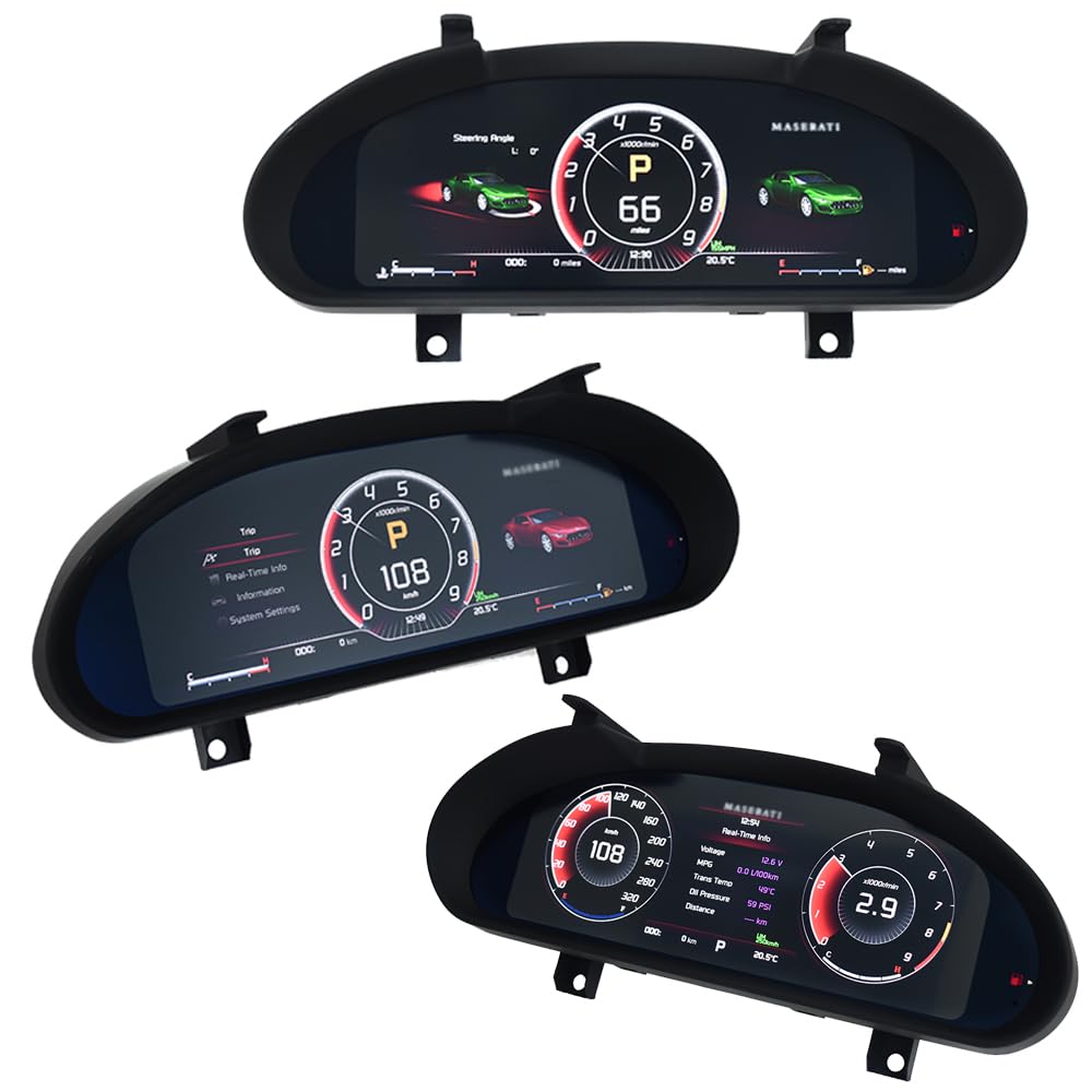 Image 1 of best Maserati GranTurismo digital cluster