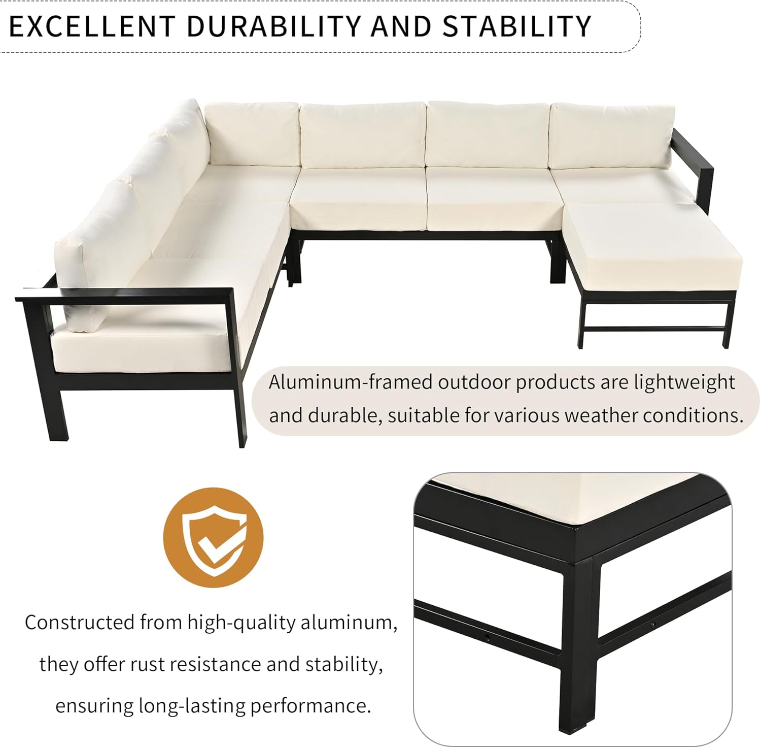 best Merax outdoor sectional sofa,Merax U-shaped patio sofa pros cons,Merax 6-seat aluminum sectional worth buying,should I buy Merax outdoor sofa,best U-shaped patio sofa for garden,Merax vs other outdoor sectionals performance testing and real-world results