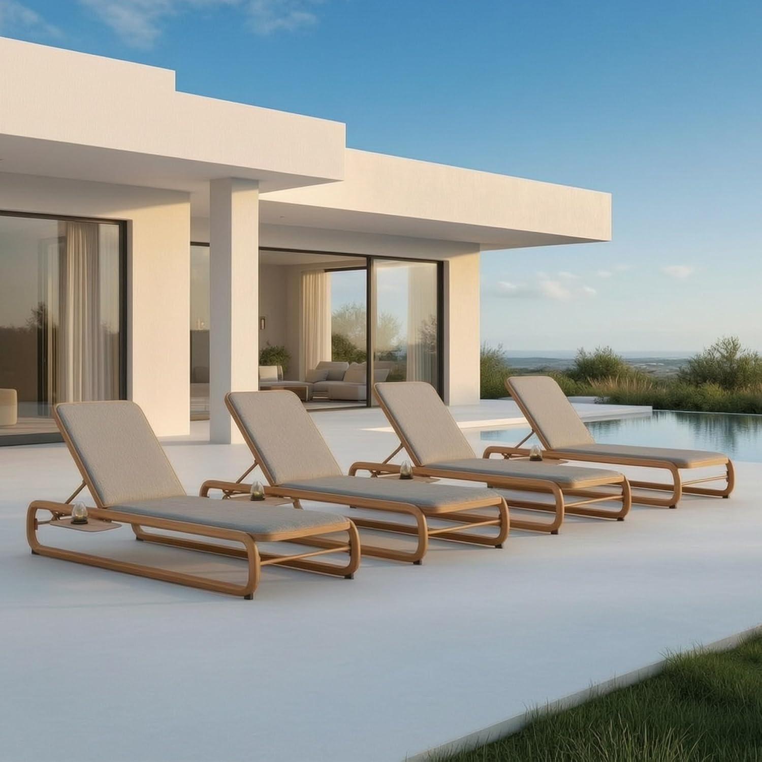 Image 1 of best PURPLE LEAF chaise lounges