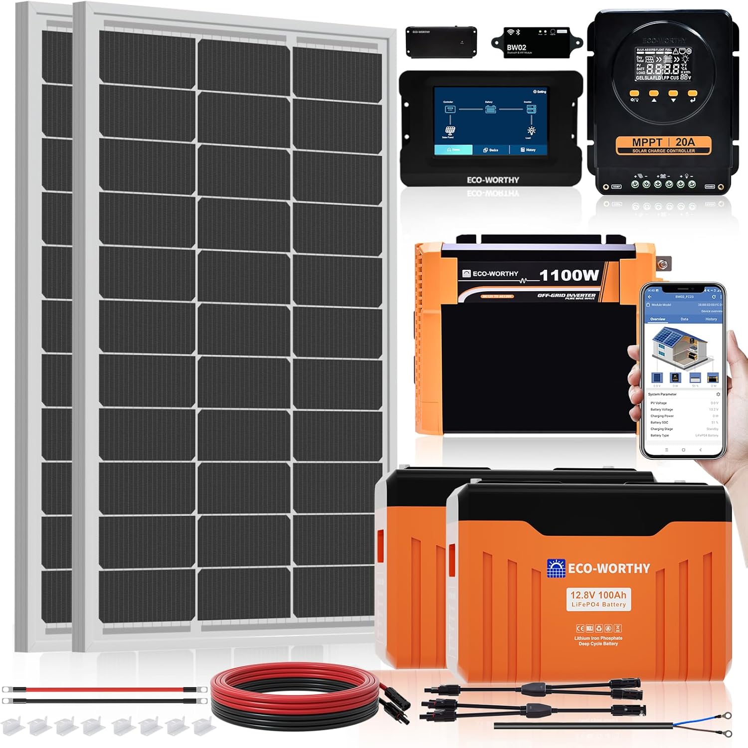 Image 1 of best RV solar panel kit