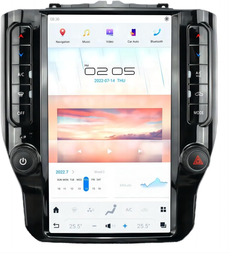 Image 1 of best Tesla screen for Dodge RAM