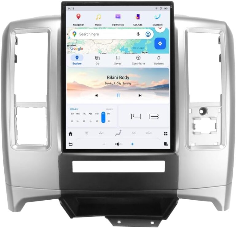 Image 1 of best Tesla style head unit for Dodge RAM