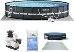 Image 1 of best above ground pool with sand filter