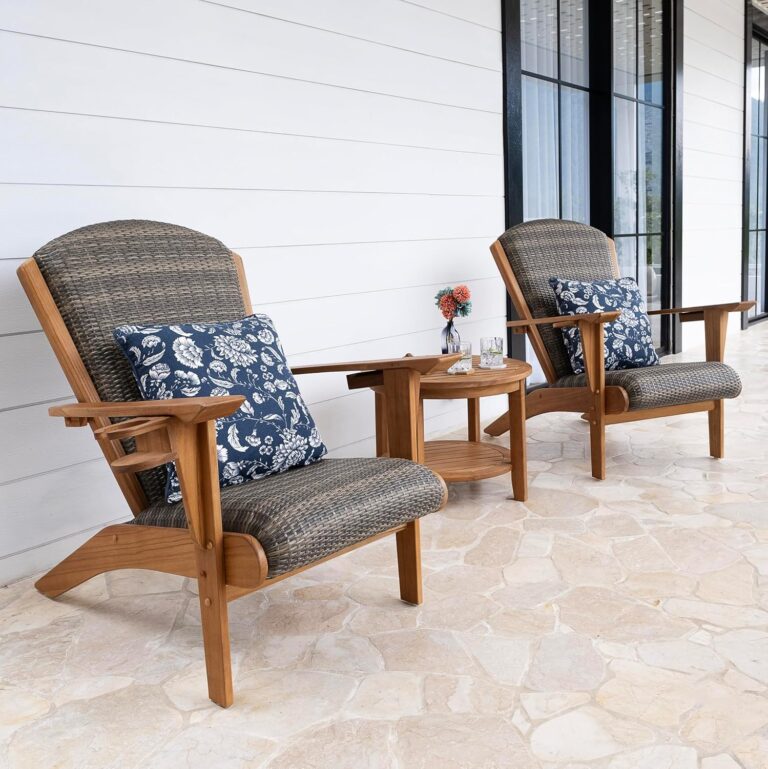 Image 1 of best adirondack chair set for patio