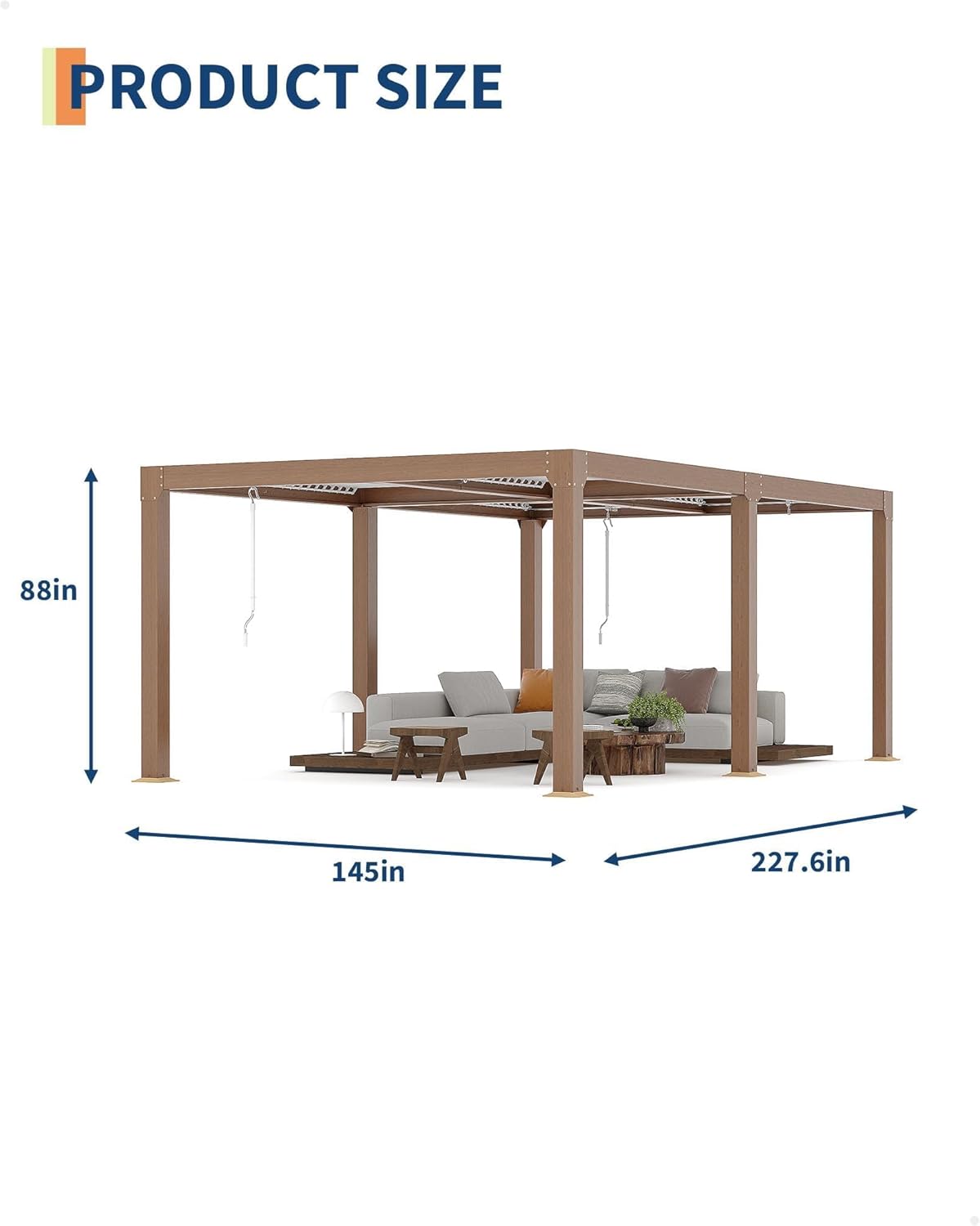 best aluminum louvered pergola,aluminum pergola vs wood pergola,adjustable roof pergola pros cons,12x20 pergola worth buying,waterproof pergola for patio,MilleLoom pergola honest feedback unboxing and complete package contents