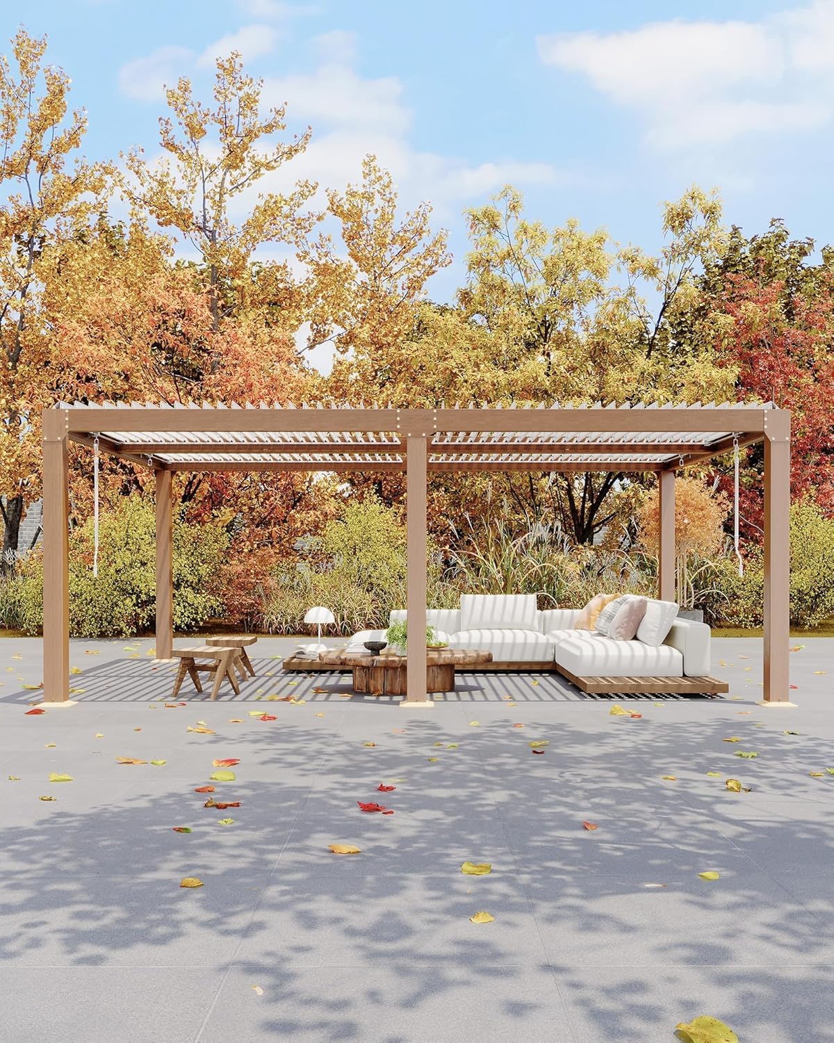 best aluminum louvered pergola,aluminum pergola vs wood pergola,adjustable roof pergola pros cons,12x20 pergola worth buying,waterproof pergola for patio,MilleLoom pergola honest feedback performance testing and real-world results