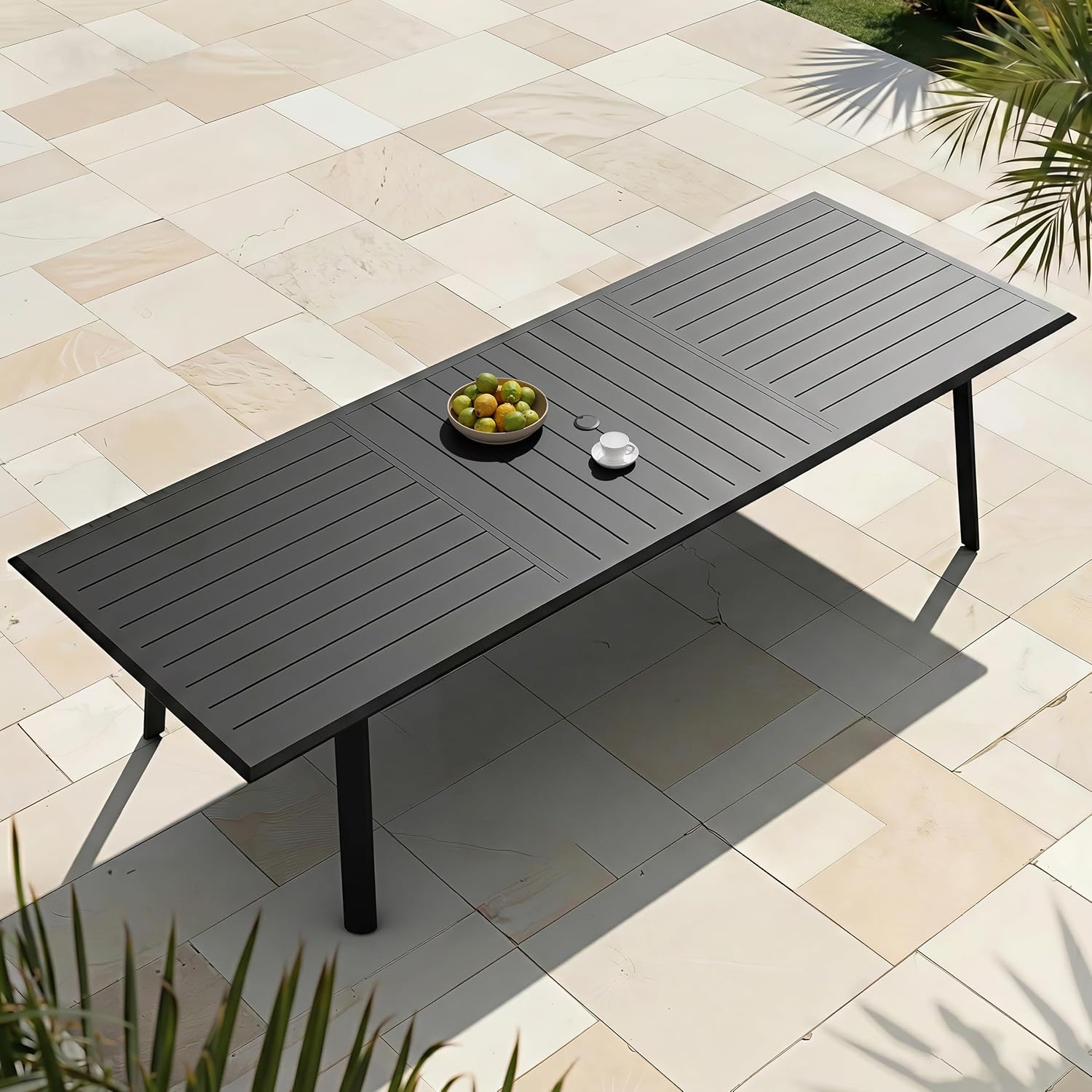 Image 1 of best aluminum outdoor dining table for 12
