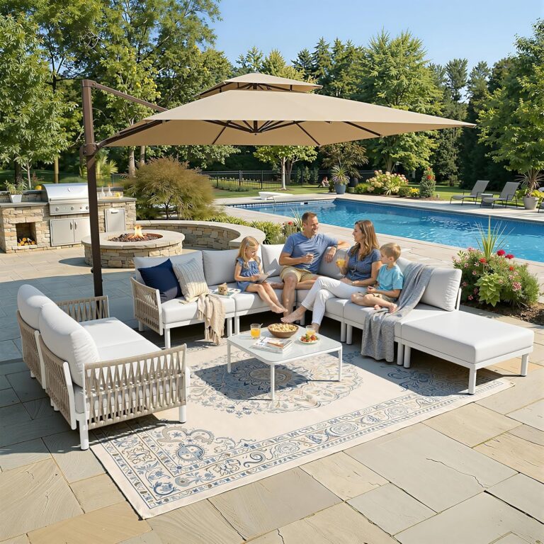Image 1 of best aluminum patio sectional set