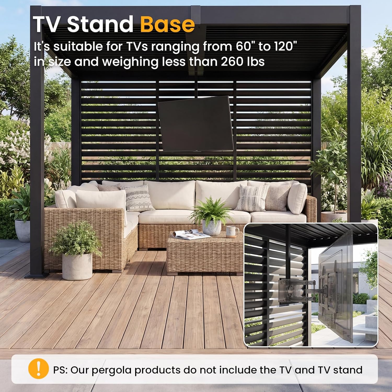 Step-by-step guide for best aluminum pergola with TV stand,aluminum pergola with mosquito netting,outdoor gazebo with TV mount,pros and cons of HOMPUS pergola,should I buy a pergola with curtains,HOMPUS aluminum gazebo honest review - complete tutorial