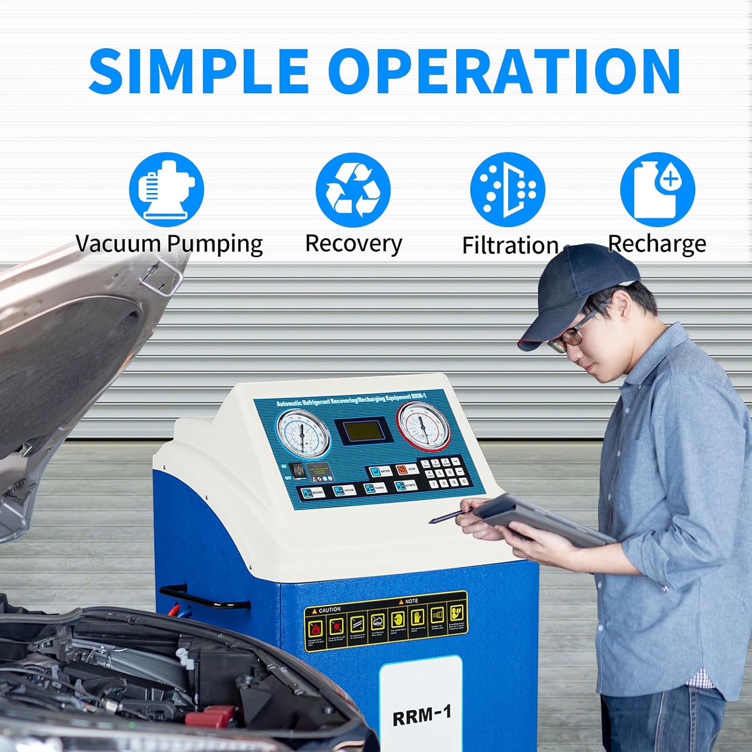 best automotive refrigerant recovery machine,should I buy a refrigerant recovery machine,R134a R1234yf machine pros cons,fully automatic AC machine worth buying,best refrigerant recycler for car shop,AutoForever recovery machine vs alternatives performance testing and real-world results