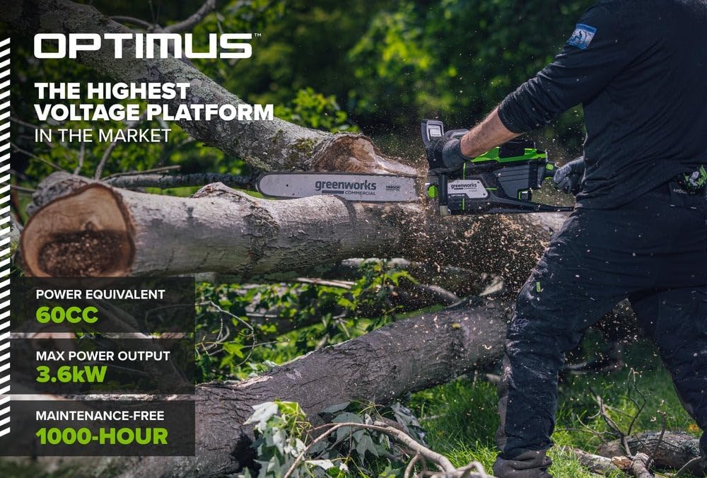 best battery chainsaw for fieldwork,should I buy a battery chainsaw,best battery chainsaw vs gas,battery chainsaw pros cons,best chainsaw for forestry work,Greenworks commercial chainsaw worth buying unboxing and complete package contents