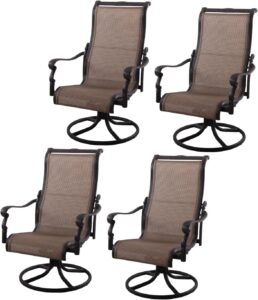 Image 1 of best cast aluminum patio dining chairs